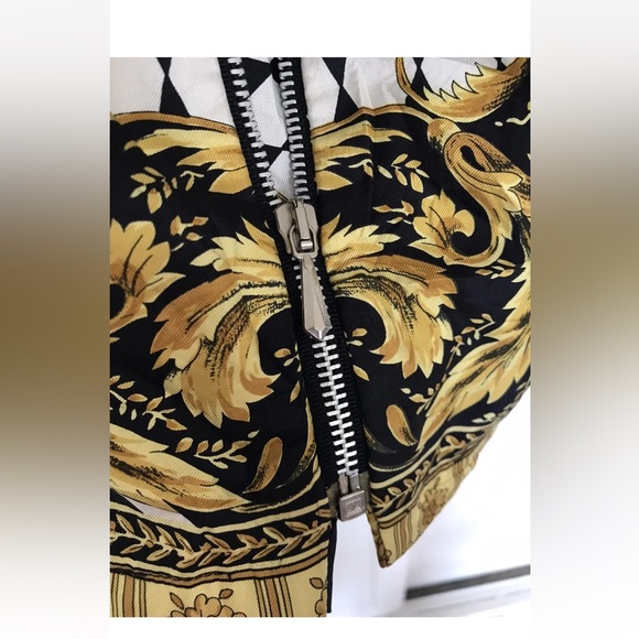 Begedor Italy 100% Silk Jacket Vintage M - Picture 9 of 12